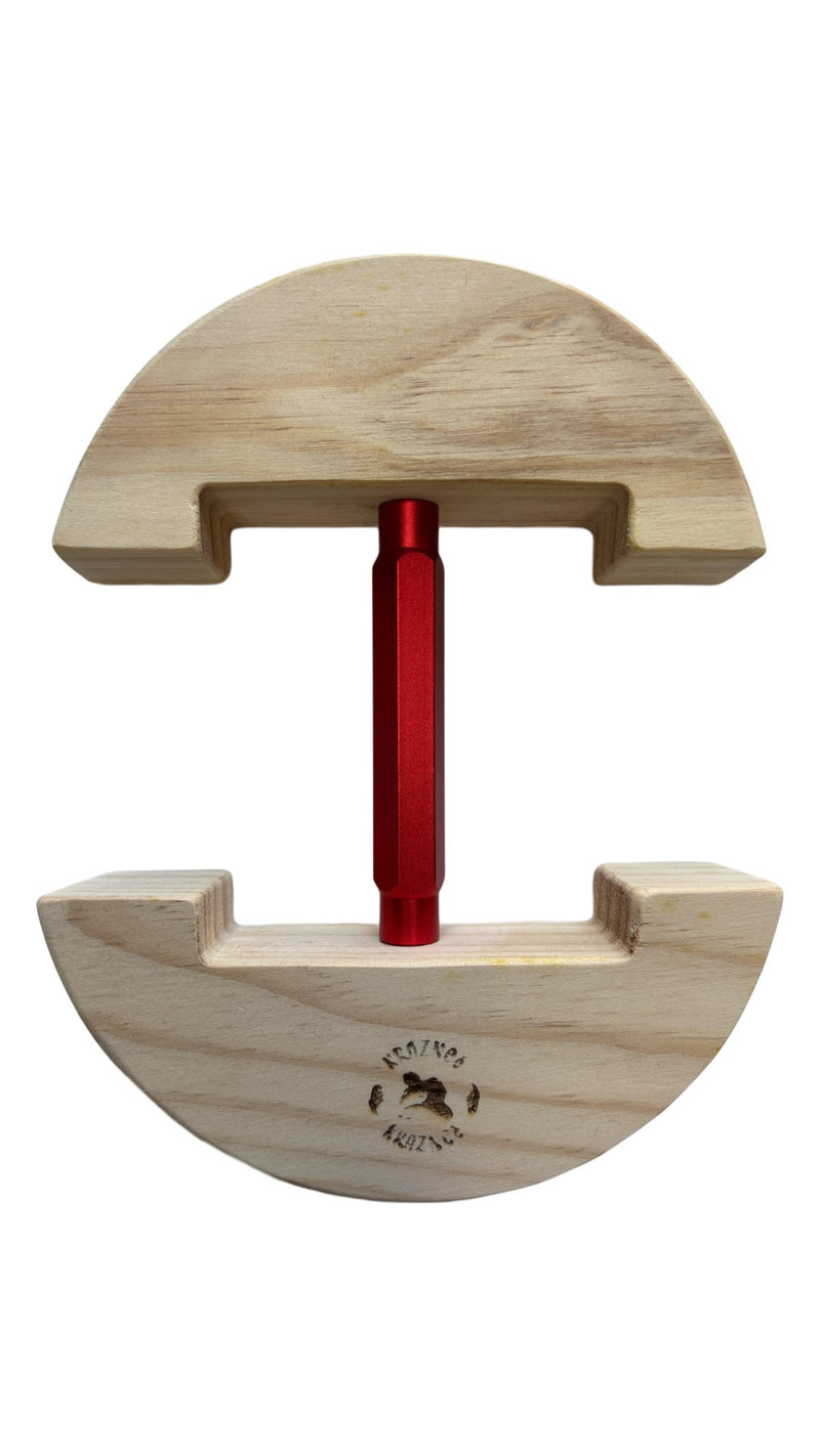 Simple wooden tensioner
